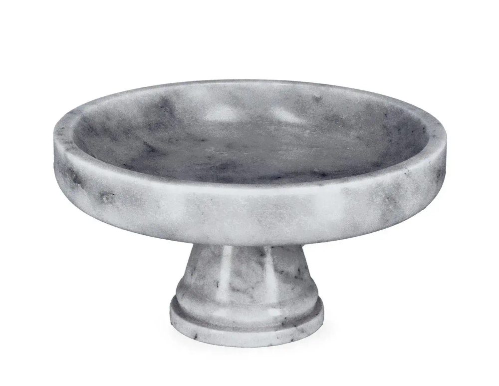 Mensa Home Декоративная миска на ножке Kandy 25x12,5 см серая