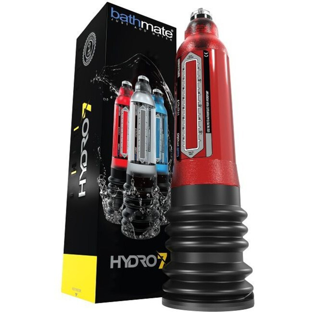 Гидропомпа Bathmate HYDRO7, красная (Цвет: красный)
