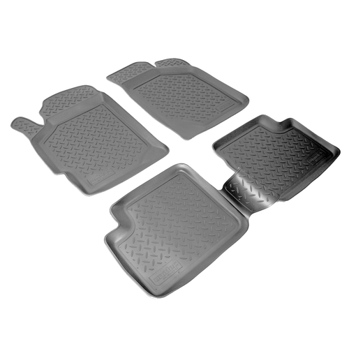 Ковры в салон Norplast/Unidec для Kia Spectra в кузове FE RUS (2006-)Полиуретан,Черный, арт.NPL-Po-43-44