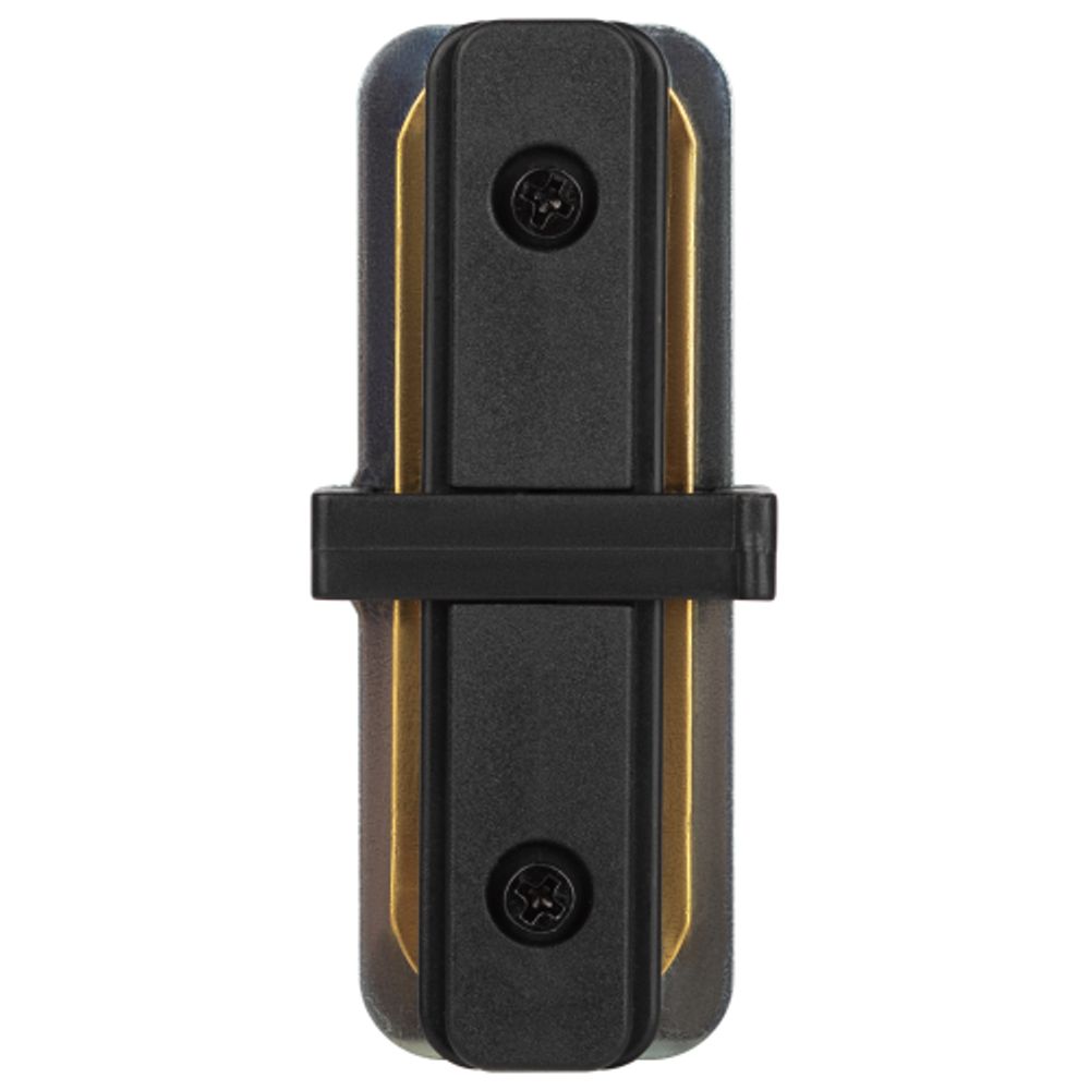 Коннектор питания ЭРА TR-1PA-IC BK для однофазного шинопровода прямой черный | Однофазный шинопровод и аксессуары