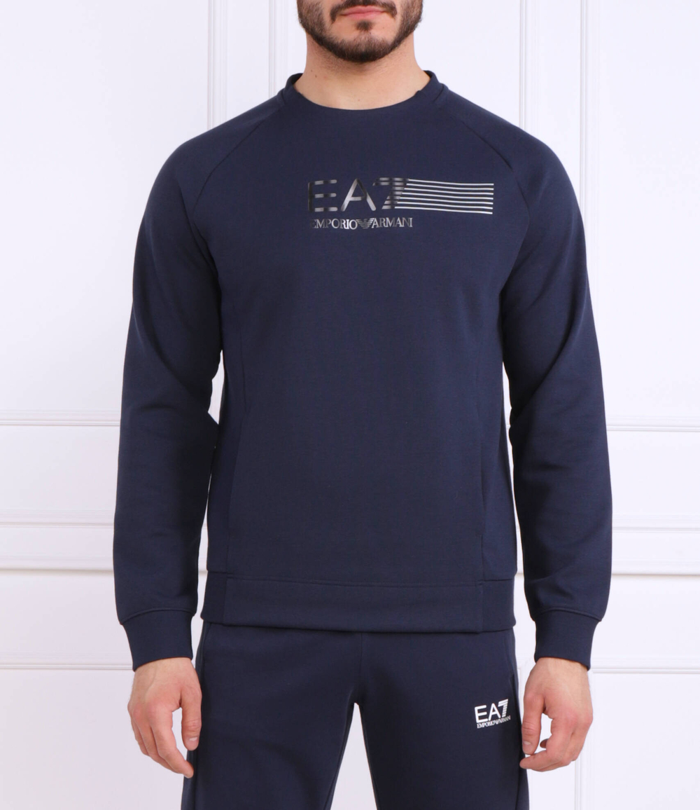 Худи EA7 - темно-синий(3RPM41 PJMBZ)