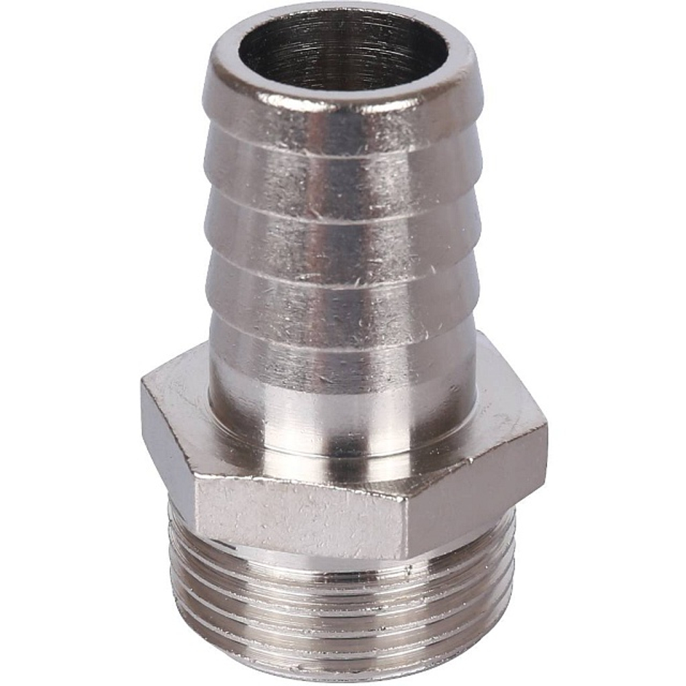 Штуцер с наружной резьбой STOUT SFT 0067 - 3/4" x 20 мм (латунь никелированная)