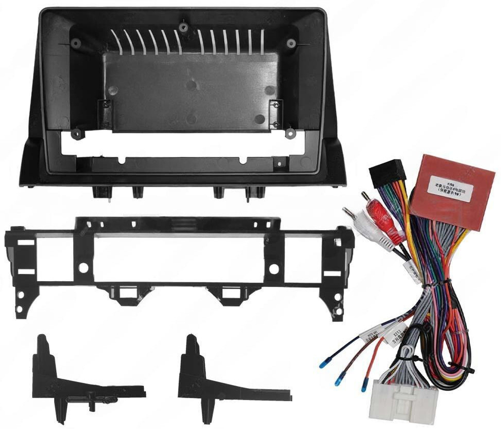 Магнитола для Mazda 6 2002-2007 (вместо верхнего бардачка) - Carmedia SF-9506-B QLed, Android 12, TS10, CarPlay, 4G SIM-слот