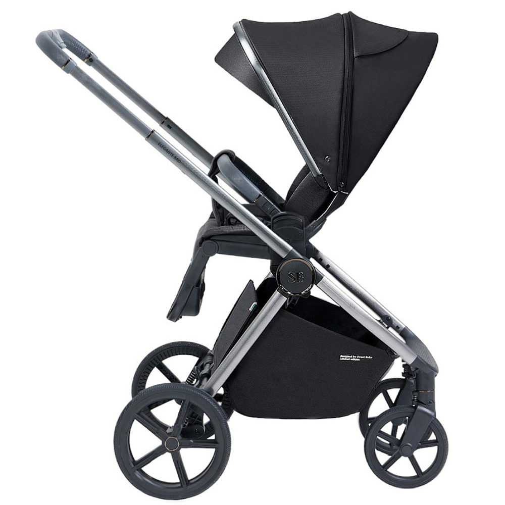 Детская коляска Sweet Baby Elegante 3 в 1 BRD Black