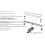 Душевой лоток Boheme Premium Linear 60см 982-60-CR нержавеющая сталь