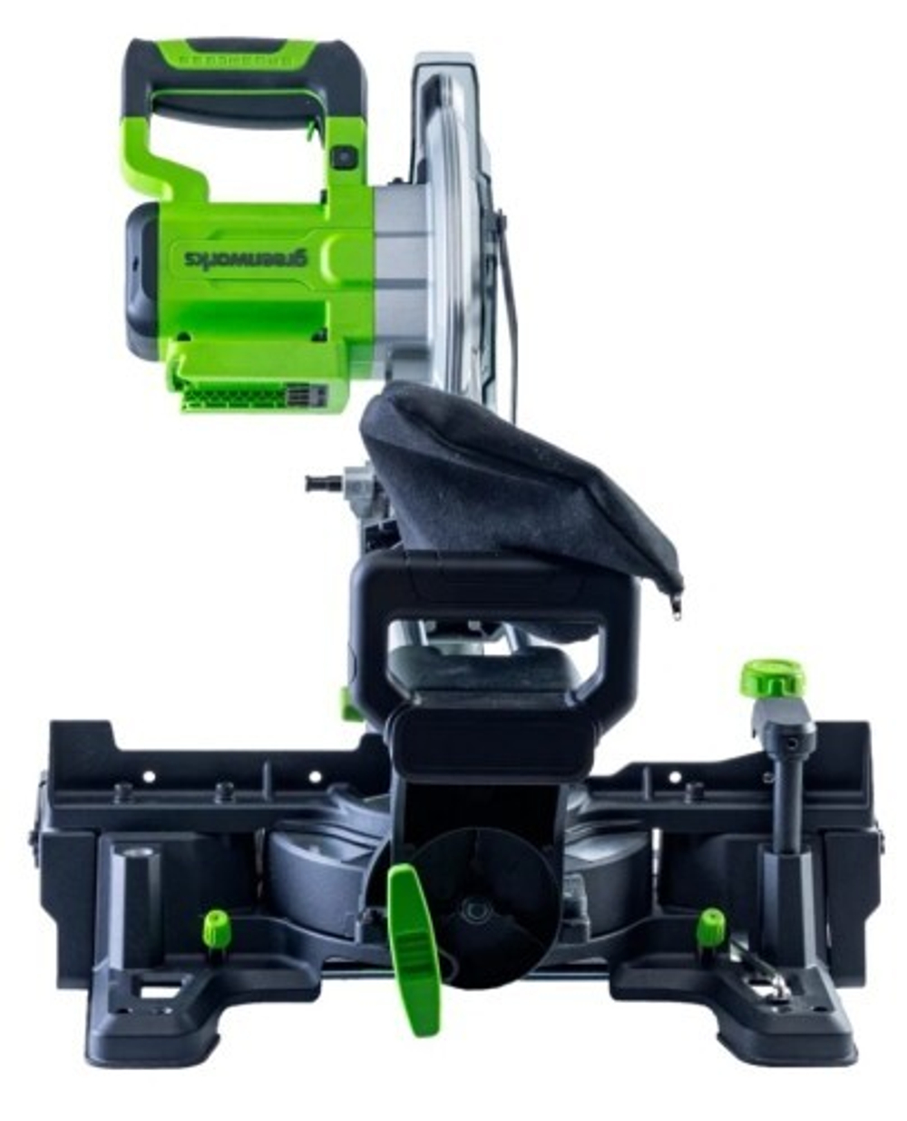 Пила торцовочная аккумуляторная GREENWORKS GD24MS216 24V, б/щ, 4800 об/мин, АКБ 4Ач и ЗУ 1501707UB