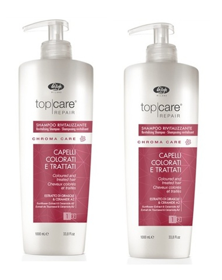 2 x Оживляющий шампунь для окрашенных волос – «Top Care Repair Chroma Care Revitalizing Shampoo» (1000мл)