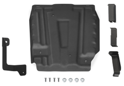 Защита топливного бака AutoMax для Nissan Terrano III (V - 1.6; 2.0) 4WD 2014-2017 2017-н.в./Renault Arkana (V - 1.3T; 1.6) 4WD 2019-н.в./Renault Duster I (V - 1.5D; 1.6; 2.0) 4WD 2010-2021/Renault Duster II (V - 1.3T; 1.5D; 1.6) 4WD 2021-н.в./Renault Kaptur (V - 2.0) 4WD 2016-2020, сталь 1.4 мм, с крепежом, штампованная, AM.4718.1