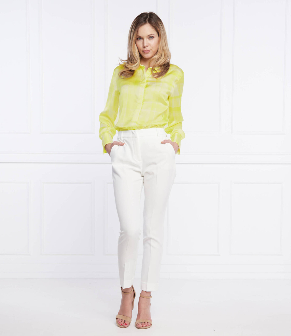 сатиновая рубашка Liu Jo - лимонный(CA2243 TS004)