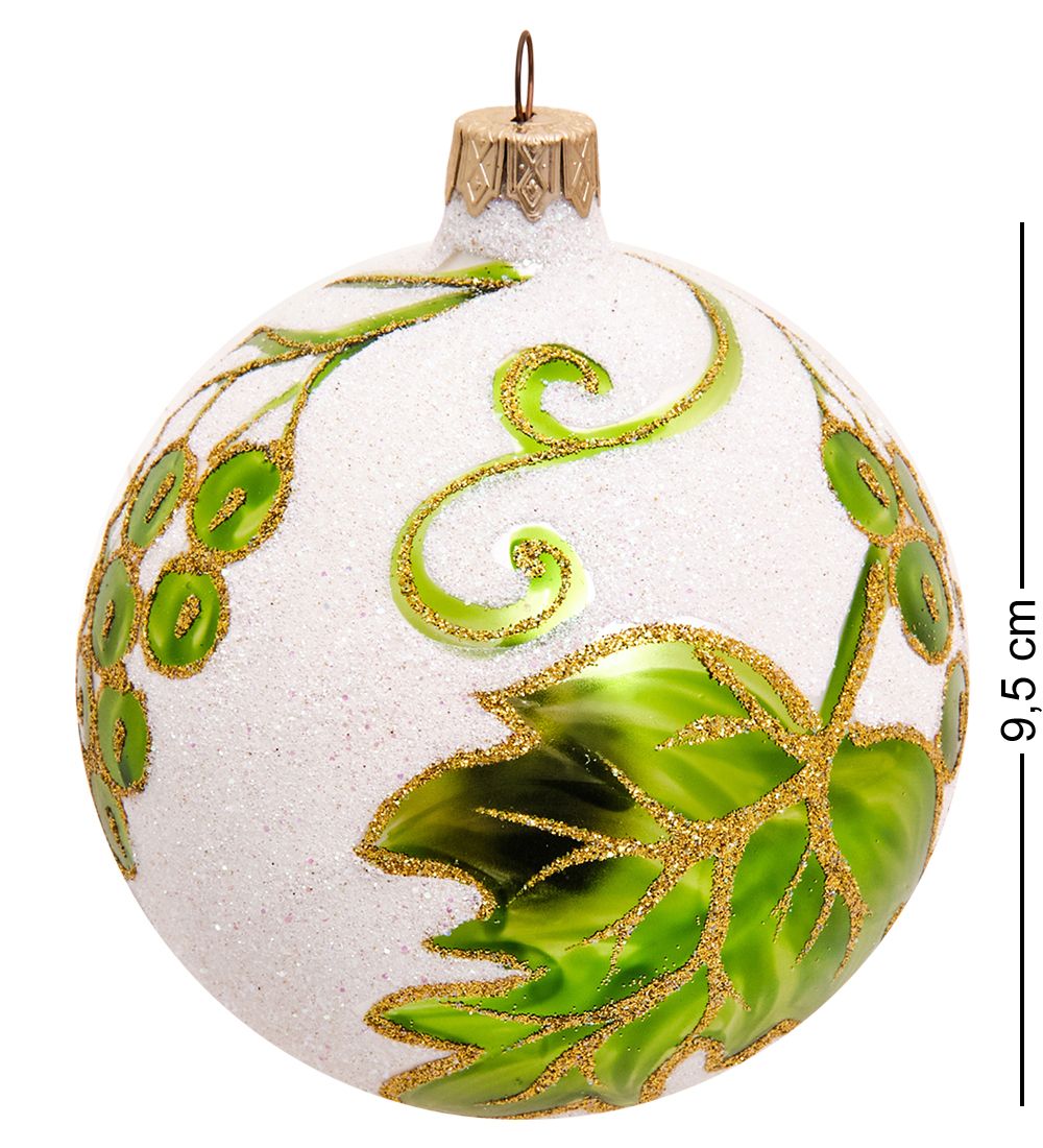 Элита НФШ-1193/7 Ел. украшение Шар «Виноградная лоза» 95 мм