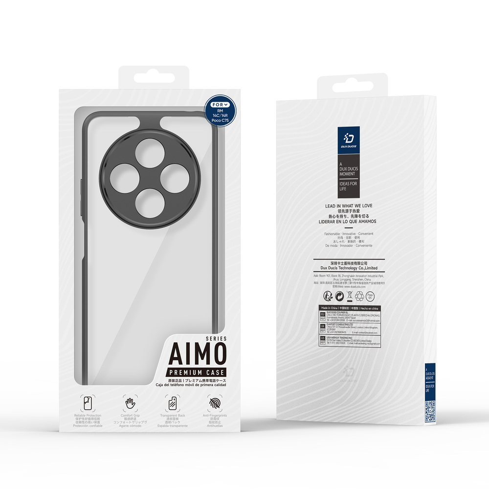Защитный чехол от Dux Ducis для смартфона Xiaomi Redmi 14C, 14R, Poco C75, серия Aimo Series Case