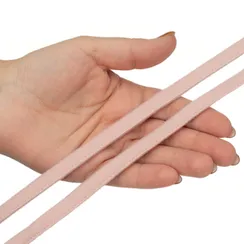 Ворсовая тесьма под каркасы пыльно-розовая