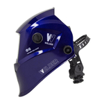 Маска сварочная WELDER PRO Ф6 REAL COLOR Хамелеон 93x43 мм, DIN 4/9-13 (Внеш.регул), цвет Ультрамари