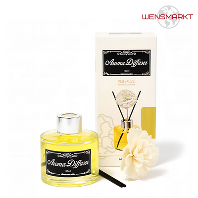 SDK Диффузор стеклянный флакон + палочки Манго и Жасмин 70 мл (Корея)