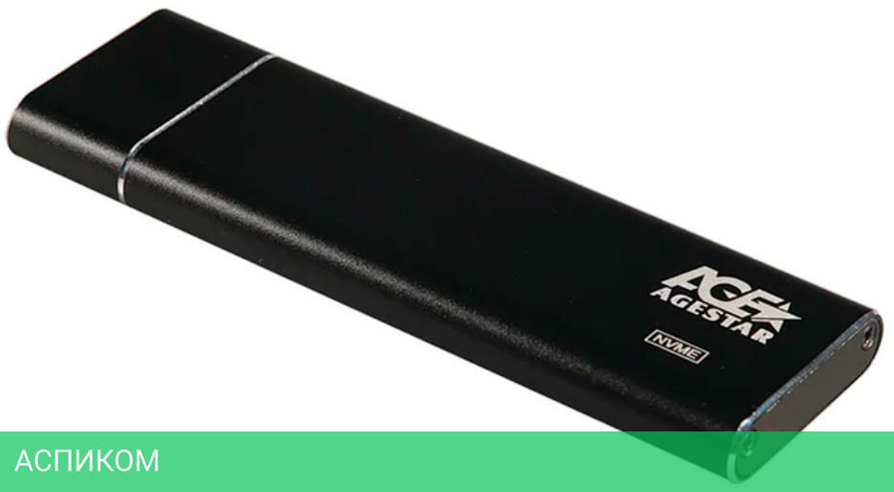 Бокс для накопителя AgeStar 31UBNV5C черный