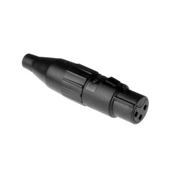 Amphenol AC3FCP - Разъем XLR, 3 контакта, гнездо, штампованные контакты, корпус из термопластика