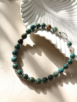 Чокер из гелиотропа «Хранитель глубин»