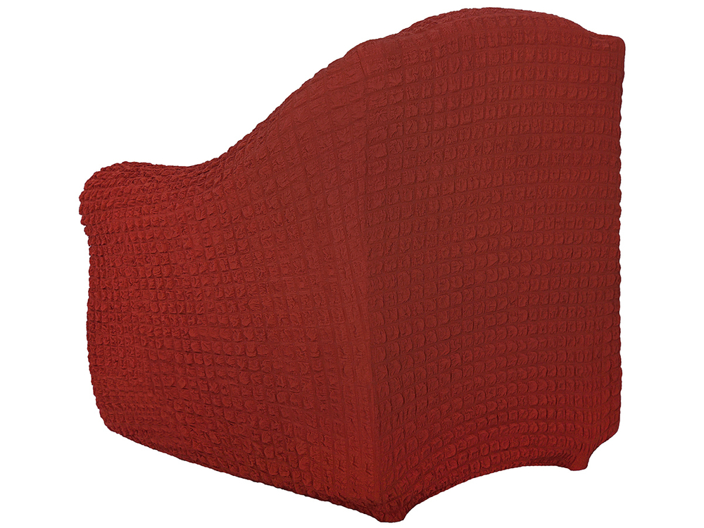 Чехол на кресло без оборки Модерн, цвет Терракот