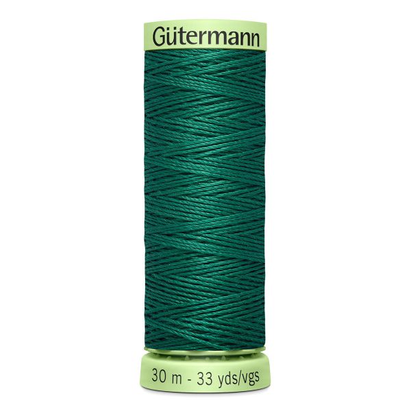 Нитки отделочные Gutermann Top Stitch 30 (30 метров), 5 кат. | 916 галапагосский зеленый