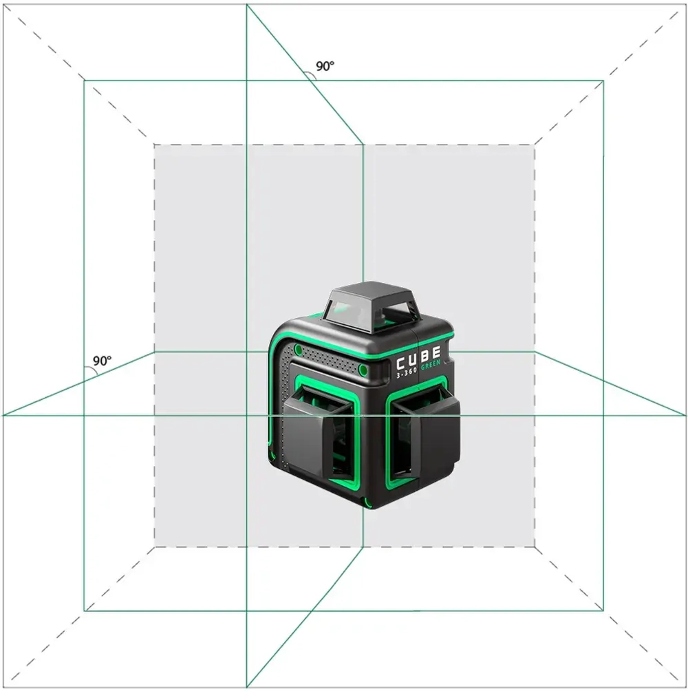 Лазерный уровень ADA CUBE 3-360 GREEN Home Еdition