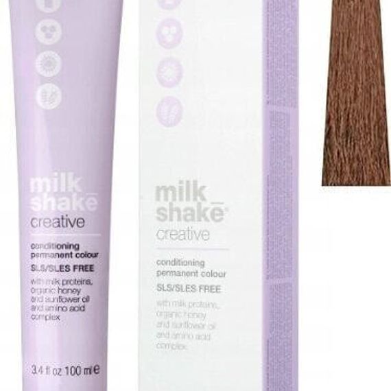 Milk Shake Milk Shake, Creative, SLS/SLES-Free, Permanent Hair Dye, 7.847BC Brown Copper Medium Blond, 100 ml For Women