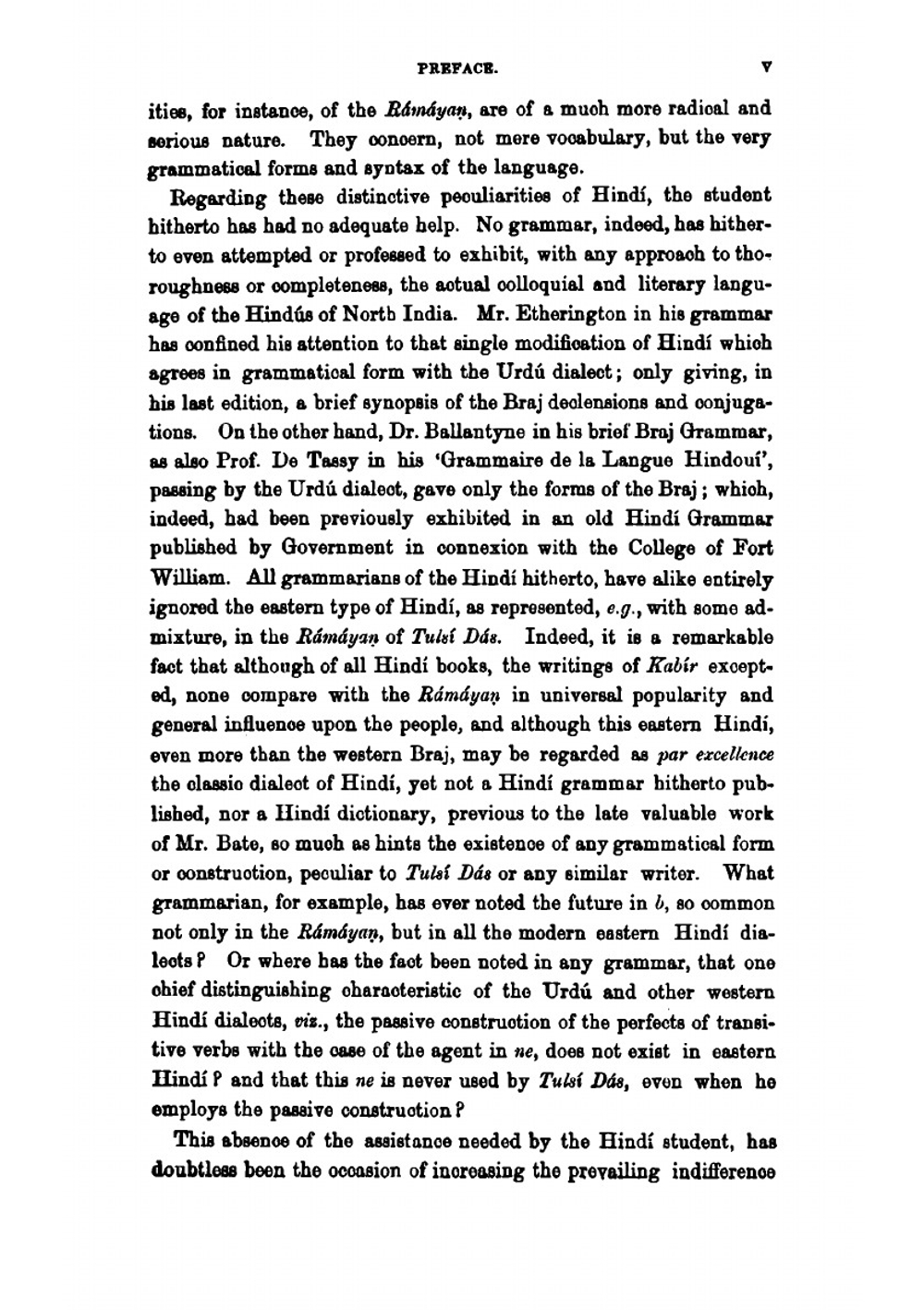 A Grammar of the Hindi Language: In which are Treated the Standard Hindí, Braj, and the Eastern Hindí of the Rámáyan of Tulsí Dás | Samuel Henry Kellogg