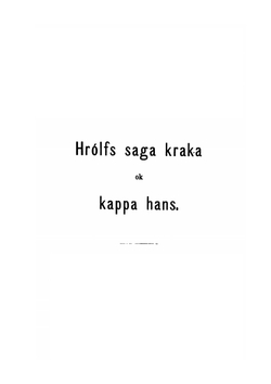 Fornaldarsögur Nordrlanda. Bindi 1 | V. Ásmundarson