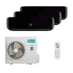 Мульти сплит-система Hisense на 3 комнаты (35+35+35 кв.м.) Black