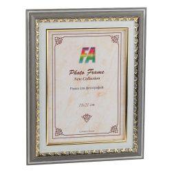 Фоторамка FA Фиеста 15х21 пластиковая со стеклом графитовый | FA фототовары