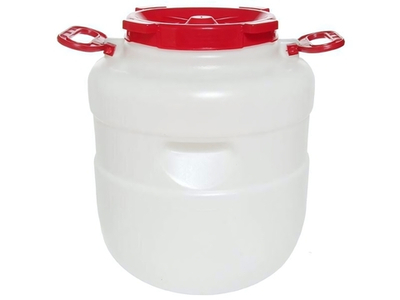 Бочка 30л Дачная круглая белая