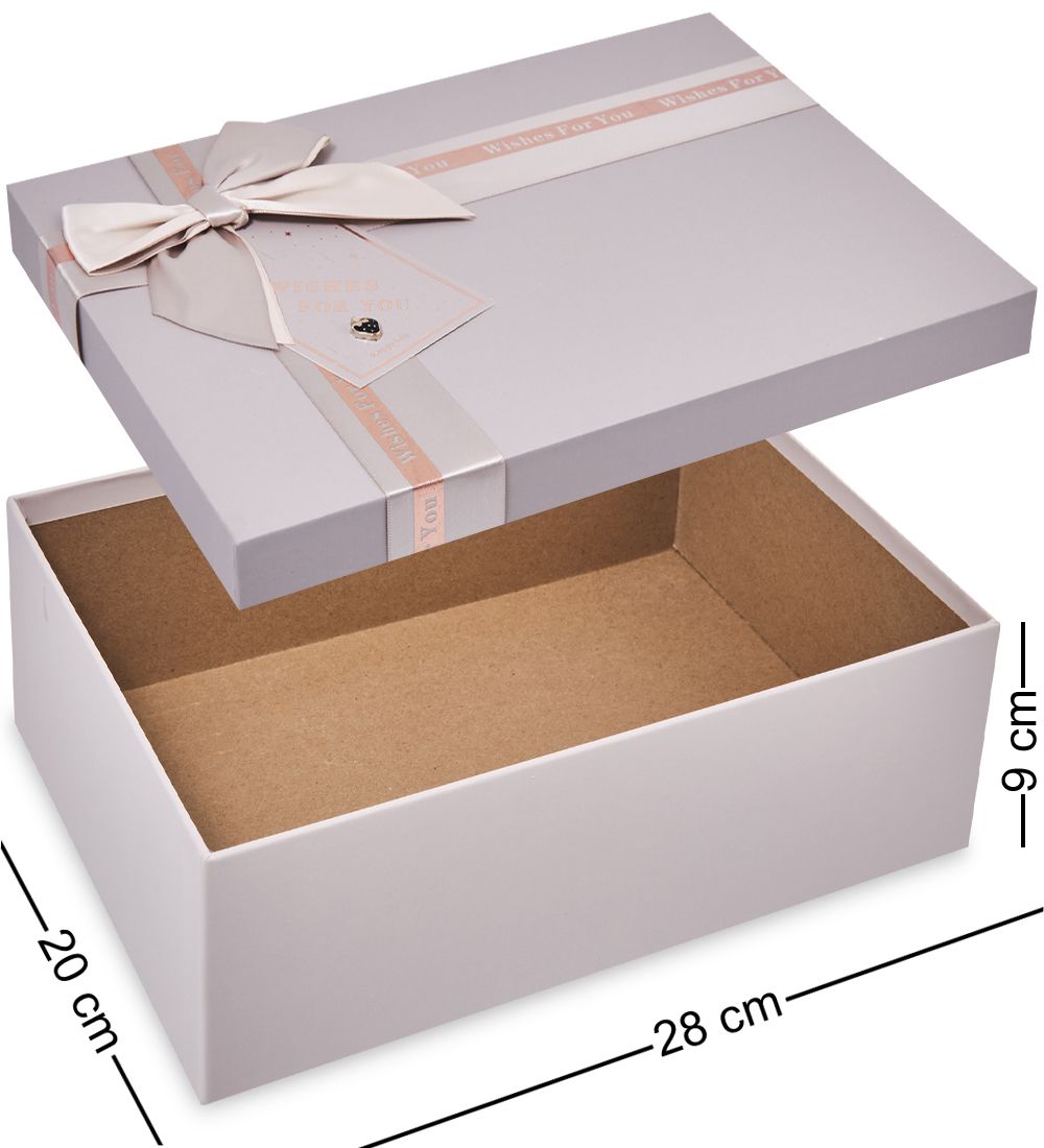 WF-175/3-B Коробка бол., бежево-серый