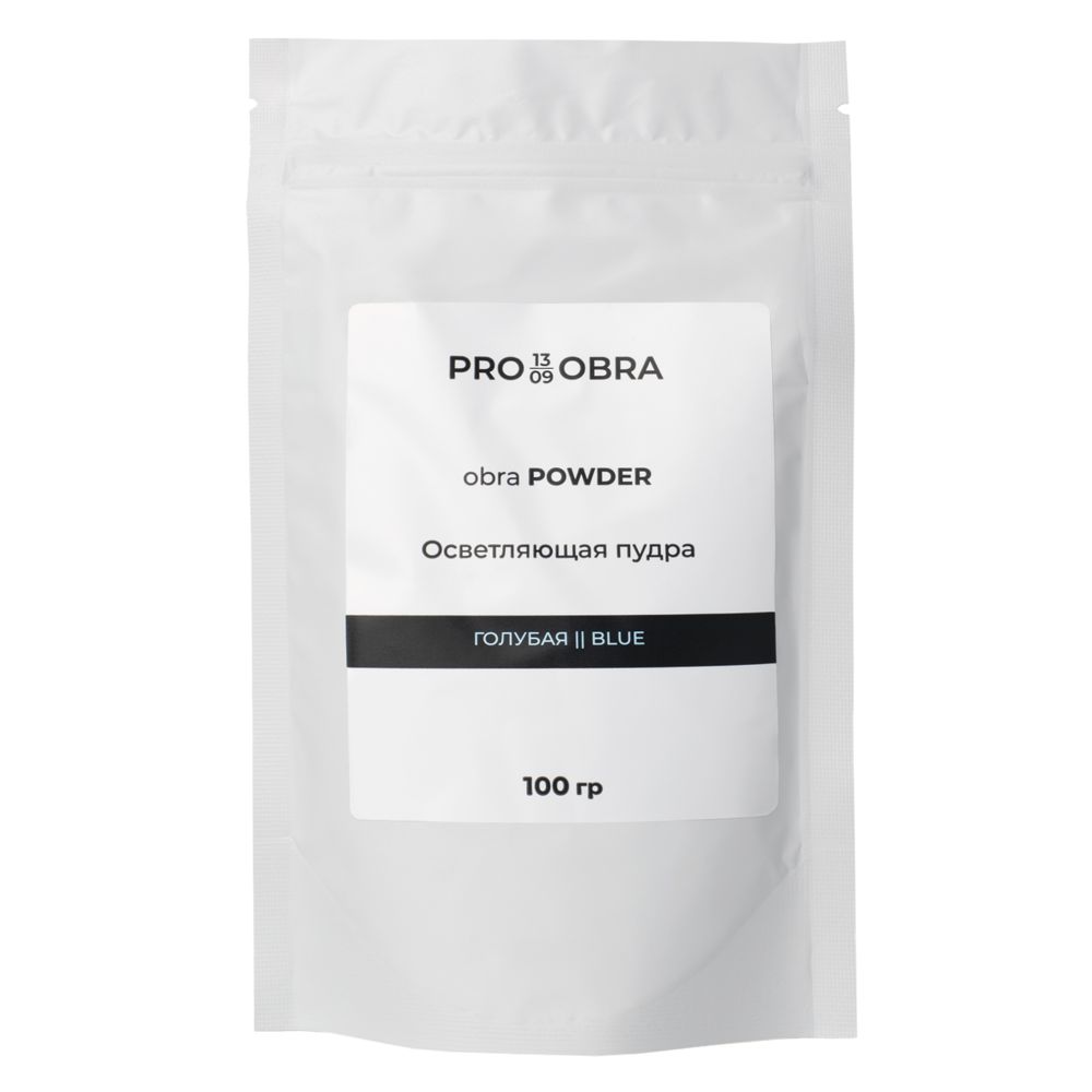 Пудра осветляющая голубая OBRA Powder Blue - 100 г.