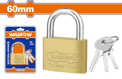 Замок навесной латунный 60 мм (6/36) WADFOW WPD1460