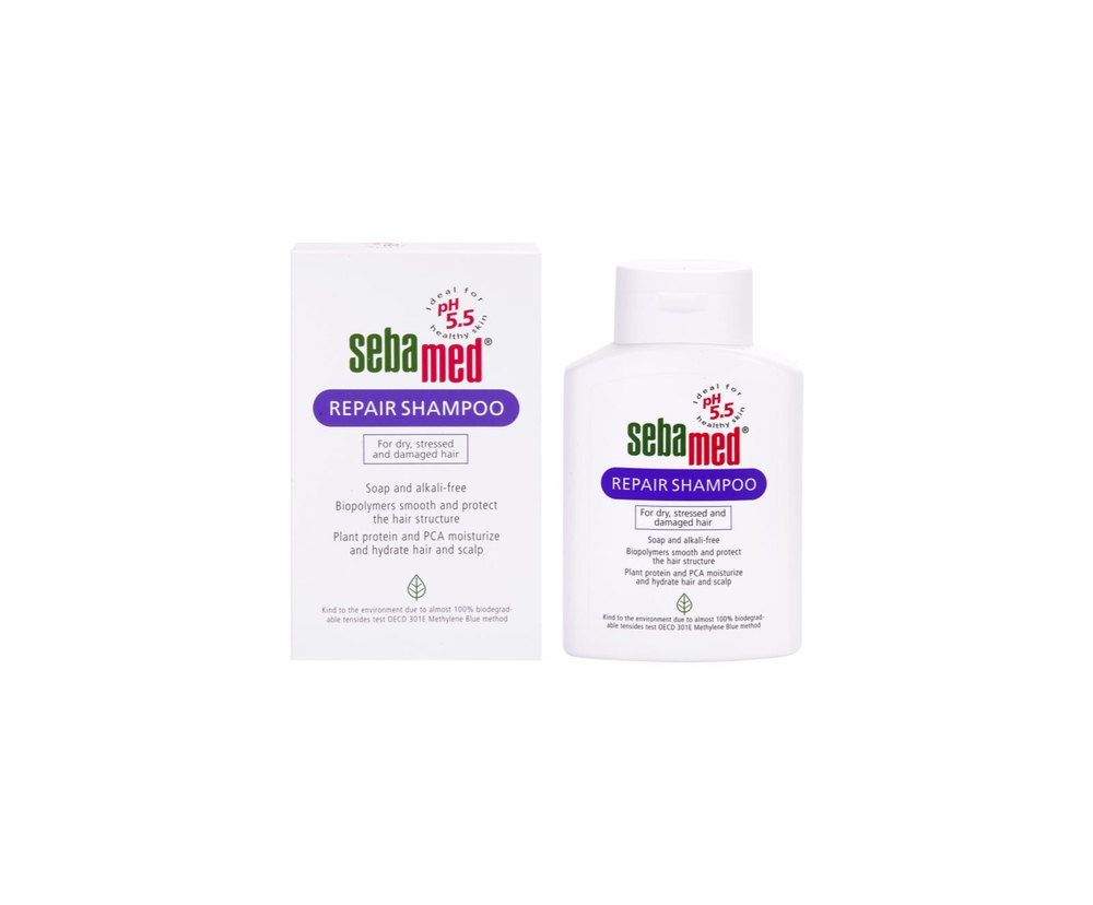 Sebamed Hair Care - регенерирующий шампунь для сухих и поврежденных волос /   200  ml  / GTIN 4103040124821
