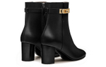 HERMES Saint Germain Ankle Boots Women"s Black