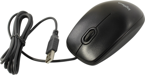 Манипулятор Logitech Mouse M90 Black <910-001795> (RTL) USB 3btn+Roll