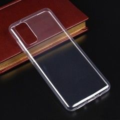 Силиконовый чехол TPU Clear case (толщина 1.0 мм) для Samsung Galaxy S20 (Прозрачный)