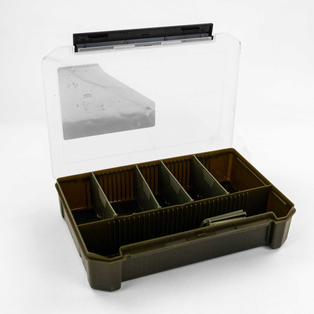 Коробка для приманок Три Кита КДК-33 (270*190*60мм), Хаки