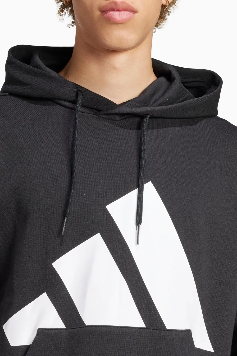 Кофта adidas Essentials Fleece Big Logo - черный