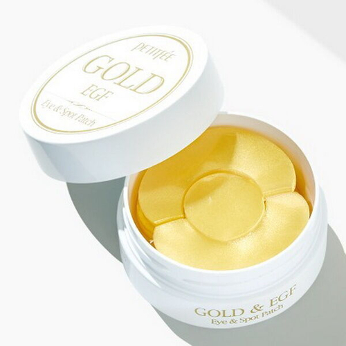 Гидрогелевые патчи для глаз Petitfee Gold EGF Eye & Spot Patch, 60+30шт