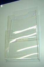 Карман буклетница А4 2-х яр вертикальная