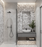 Керамогранит, Creanza, TERRAGONA SILVER, 1200x600 мм, матовая с микрогранулами