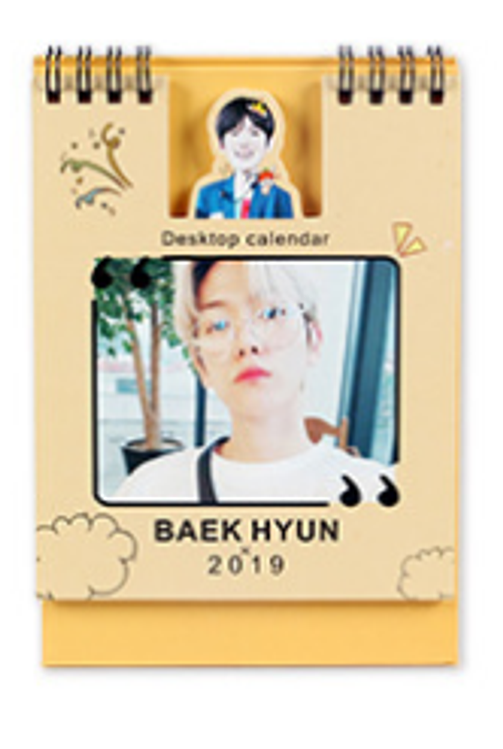 Календарь на 2019 год (EXO - Бэкхён)
