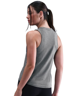 Женский топ теннисный Nike Dri-FIT Nike One Classic - smoke grey/white