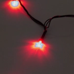 Гирлянда для дома 7,5м 80 ламп LED зелёный пров.,8 реж, IP-20, Красный