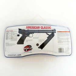 Пистолет мультикомпресионный Crosman P1377 American Classic, Black