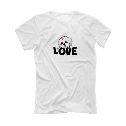 Футболка "Мальтезе - LOVE"