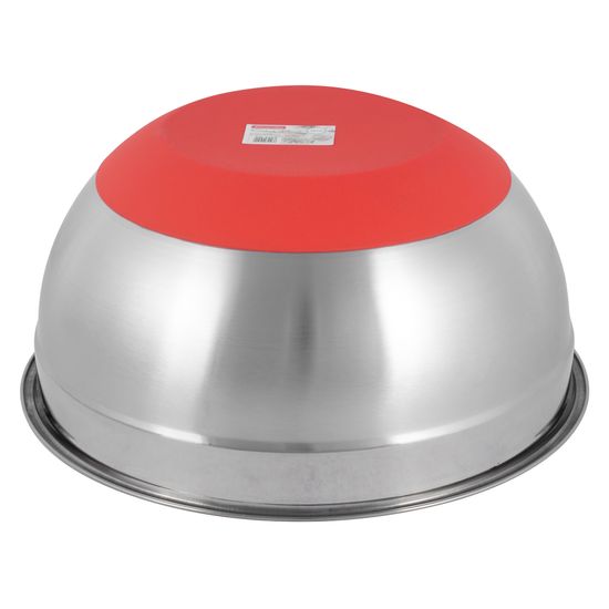 Миска 30х14 см. из нержавеющей стали c силиконовым дном Kamille КМ-4352