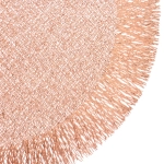 Салфетка на стол 38см «Гранада» плетеная, цвет розовое золото