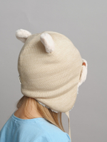 Шапка зимняя вязаная (Жемчуг) ТЕДДИ